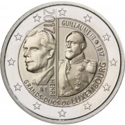 Luxemburgo 2017 2 € euros conmemorativos Av. Duque Guillermo III 