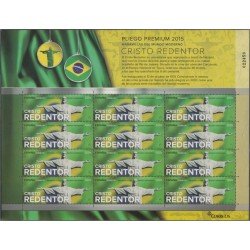 España Pliego Premium 26 2015 Maravillas del mundo moderno Cristo Redentor MNH España Pliego Premium 26 2015 Maravillas del mundo moderno Cristo Redentor MNH