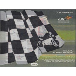 España Pliego Premium 32 2016 Jerez Capital Mundial del Motociclismo 2015-17 MNH España Pliego Premium 32 2016 Jerez Capital Mundial del Motociclismo 2015-17 MNH