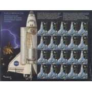 España Pliego Premium 33 2016 35 Años del 1º Transbordador espacial Columbia MNH