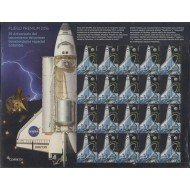 España Pliego Premium 33 2016 35 Años del 1º Transbordador espacial Columbia MNH