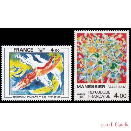 Francia Francia 2168/69 1981 Serie Creación filatélica MNH