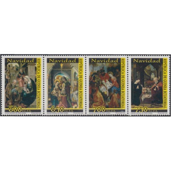 Guinea Ecuatorial 534/37 2016 Navidad Chritsmas MNH