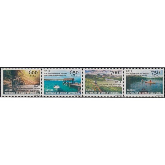 Guinea Ecuatorial 542/45 2017 Turismo sostenible para el desarrollo MNH Guinea Ecuatorial 542/45 2017 Turismo sostenible para el desarrollo MNH