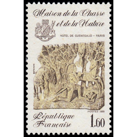 France Francia 2171 1981 Casa de la caza y de la naturaleza MNH