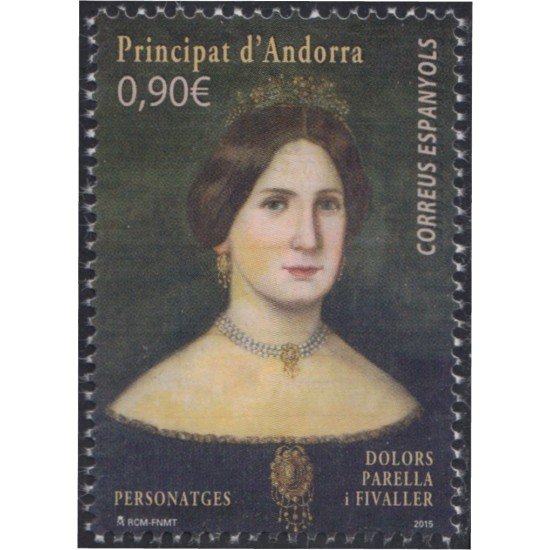 Andorra Española 438 2015 Personajes MNH Andorra Española 438 2015 Personajes MNH