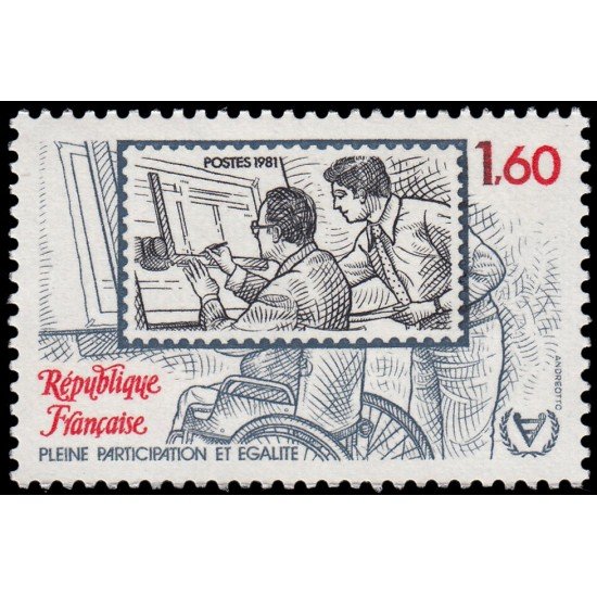 France Francia 2173 1981 Año internacional de las personas discapacitadas MNH
