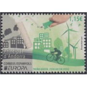 Andorra Española 442 2016 Europa piensa en verde MNH Andorra Española 442 2016 Europa piensa en verde MNH