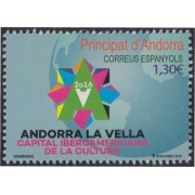 Andorra Española 444 2016 Efemérides MNH Andorra Española 444 2016 Efemérides MNH