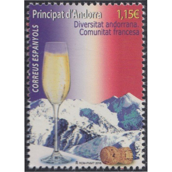 Andorra Española 445 2016 Diversidad Andorrana MNH Andorra Española 445 2016 Diversidad Andorrana MNH