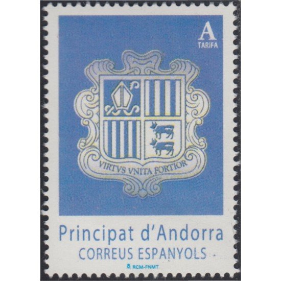 Andorra Española 451 2017 150 Escudo MNH Andorra Española 451 2017 150 Escudo MNH