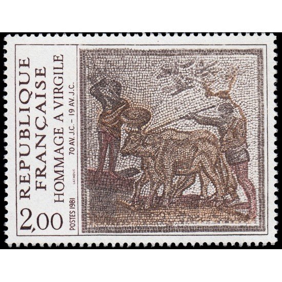 France Francia 2174 1981 Homenaje a Virgilio MNH