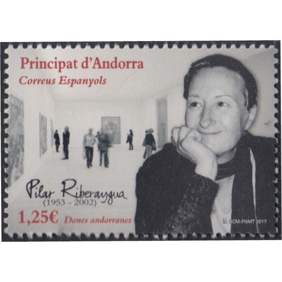 Andorra Española 460 2017 Pilar Riberaygua MNH