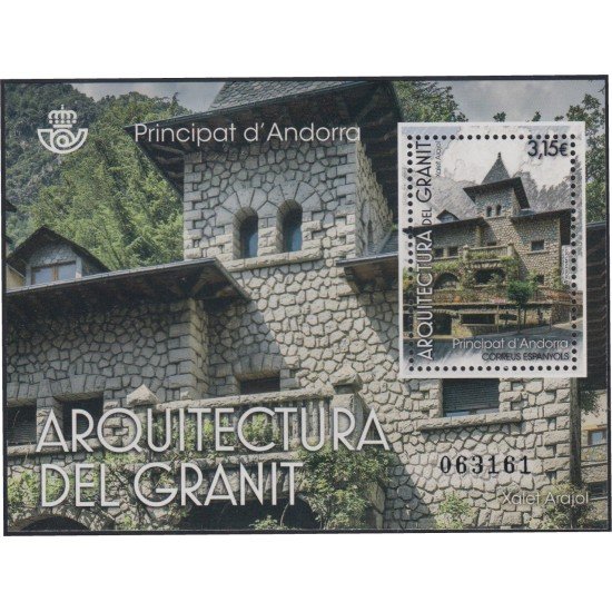 Andorra Española 461 2017 Arquitectura del granito MNH Andorra Española 461 2017 Arquitectura del granito MNH