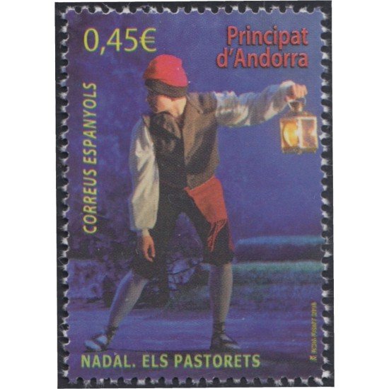 Andorra Española 449 2016 Navidad Chritsmas MNH Andorra Española 449 2016 Navidad Chritsmas MNH