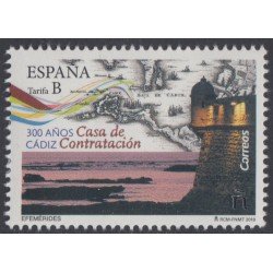 España Spain 5202 2018 Efemérides 300 Años de la Casa de contratación en Cádiz MNH Tarifa B España Spain 5202 2018 Efemérides 300 Años de la Casa de contratación en Cádiz MNH Tarifa B