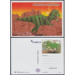 España Tarjetas del Correo y de Iniciativa Privada 105 2015 Dinosaurios España Tarjetas del Correo y de Iniciativa Privada 105 2015 Dinosaurios