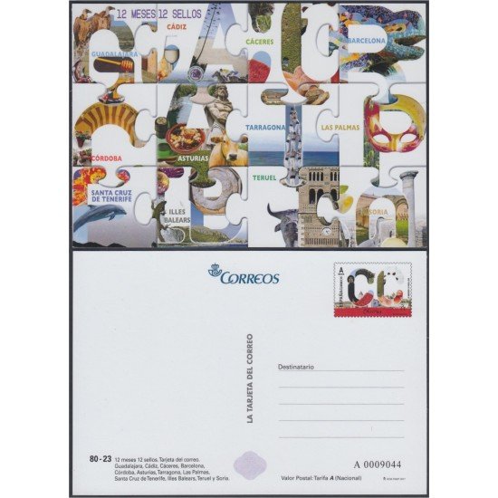 España Tarjetas del Correo y de Iniciativa Privada 121 2017 Provincias España Tarjetas del Correo y de Iniciativa Privada 121 2017 Provincias