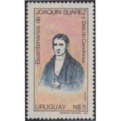 Uruguay 1101 1982 Bicentenario de Joaquín Suárez y el Dpto de Canelones MNH Uruguay 1101 1982 Bicentenario de Joaquín Suárez y el Dpto de Canelones MNH