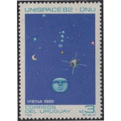 Uruguay 1107 1982 Segunda Conferencia sobre el uso del espacio ultraterrestre MNH Uruguay 1107 1982 Segunda Conferencia sobre el uso del espacio ultraterrestre MNH