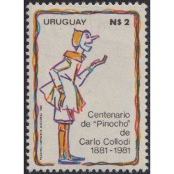 Uruguay 1108 1982 Centenario de Pinocho de Carlo Collodi MNH Uruguay 1108 1982 Centenario de Pinocho de Carlo Collodi MNH