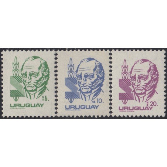 Uruguay 1111/13 1982 Serie Antigua MNH Uruguay 1111/13 1982 Serie Antigua MNH