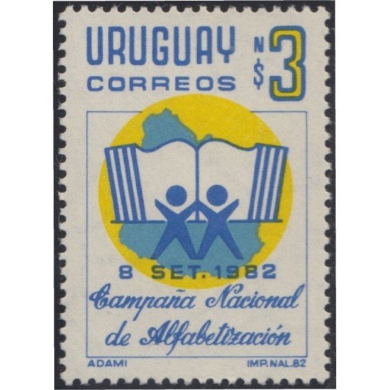 Uruguay 1115 1982 Campaña Nacional de alfabetización MNH Uruguay 1115 1982 Campaña Nacional de alfabetización MNH