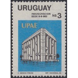 Uruguay 1124 1983 Inauguración de la sede principal de la UPAE MNH Uruguay 1124 1983 Inauguración de la sede principal de la UPAE MNH