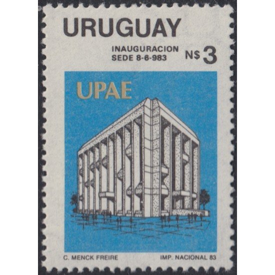 Uruguay 1124 1983 Inauguración de la sede principal de la UPAE MNH Uruguay 1124 1983 Inauguración de la sede principal de la UPAE MNH