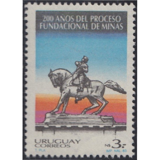 Uruguay 1130 1983 Bicentenario de la fundación de la villa de Minas MNH