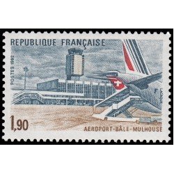 France Francia 2203 1982 Aeropuerto Bâle-Mulhouse MNH
