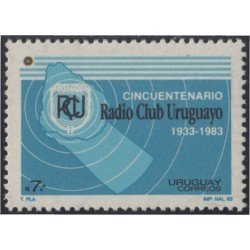 Uruguay 1142 1984 Cincuentenario Radio Club Uruguayo MNH Uruguay 1142 1984 Cincuentenario Radio Club Uruguayo MNH