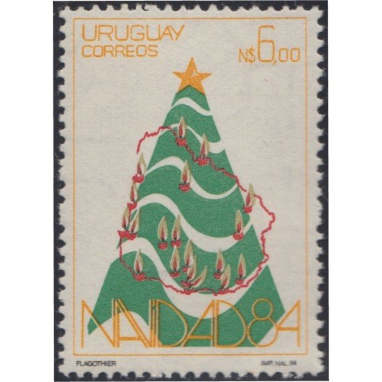 Uruguay 1153 1984 Navidad Chritsmas MNH Uruguay 1153 1984 Navidad Chritsmas MNH
