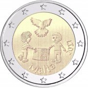 Malta 2017 2 € euros conmemorativos Solidaridad y paz