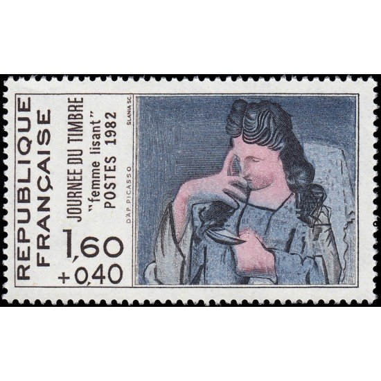 France Francia 2205 1982 Día del sello Obra de Picasso MNH