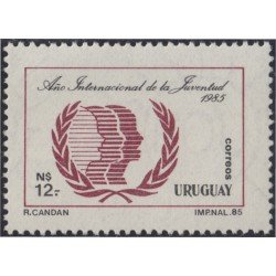 Uruguay 1161 1985 Año Internacional de la Juventud MNH Uruguay 1161 1985 Año Internacional de la Juventud MNH