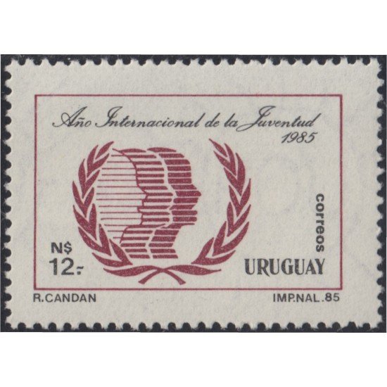 Uruguay 1161 1985 Año Internacional de la Juventud MNH Uruguay 1161 1985 Año Internacional de la Juventud MNH