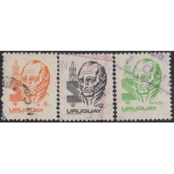 Uruguay 1164/66 1985 Usado Uruguay 1164/66 1985 Usado