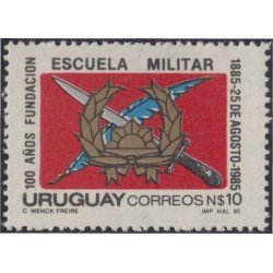 Uruguay 1168 1985 50 Años de la fundación de la Escuela Militar Uruguaya MNH Uruguay 1168 1985 50 Años de la fundación de la Escuela Militar Uruguaya MNH