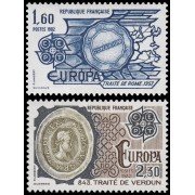 France Francia 2207/08 1982 Europa MNH France Francia 2207/08 1982 Europa MNH
