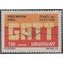 Uruguay 1196 1986 Reunión del GATT en Punta del Este MNH