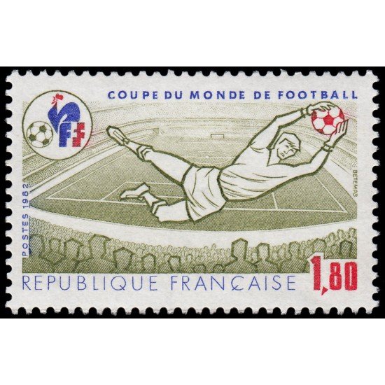 France Francia 2209 1982 Copa del mundo de fútbol MNH