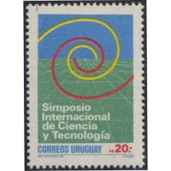 Uruguay 1206 1986 Simposio Internacional de Ciencia y Tecnología MNH Uruguay 1206 1986 Simposio Internacional de Ciencia y Tecnología MNH