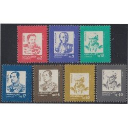 Uruguay 1210/16 1987 Oribe Rivera Artigas Lavalleja MNH Uruguay 1210/16 1987 Oribe Rivera Artigas Lavalleja MNH