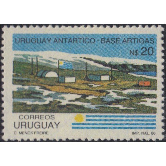 Uruguay 1221 1987 Base Artigas MNH Uruguay 1221 1987 Base Artigas MNH