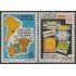 Uruguay 1223/24 1987 Exportación uruguaya Vacas productos lácteos MNH