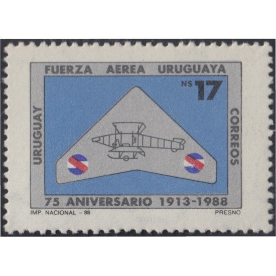 Uruguay 1231 198775º Aniversario de las fuerzas aéreas MNH Uruguay 1231 198775º Aniversario de las fuerzas aéreas MNH