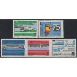 Uruguay 1233/37 1988 75º Aniversario de la UTE Centrales Hidroeléctricas MNH Uruguay 1233/37 1988 75º Aniversario de la UTE Centrales Hidroeléctricas MNH