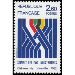 France Francia 2214 1982 Cumbre de paises industrializados MNH