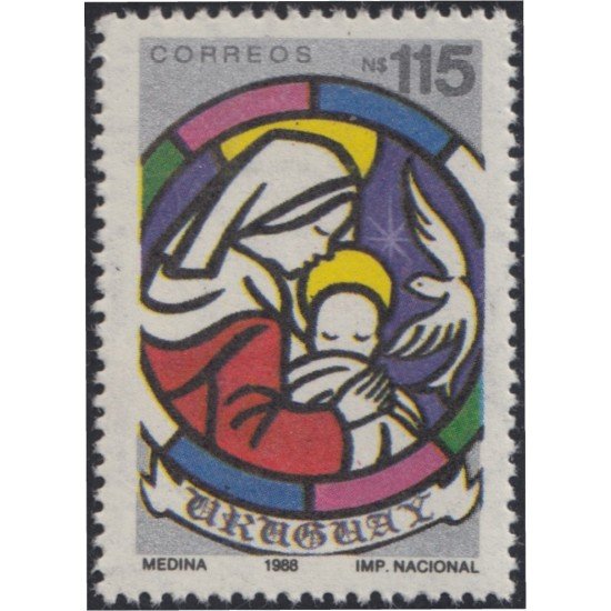 Uruguay 1265 1988 Navidad Chritsmas MNH Uruguay 1265 1988 Navidad Chritsmas MNH